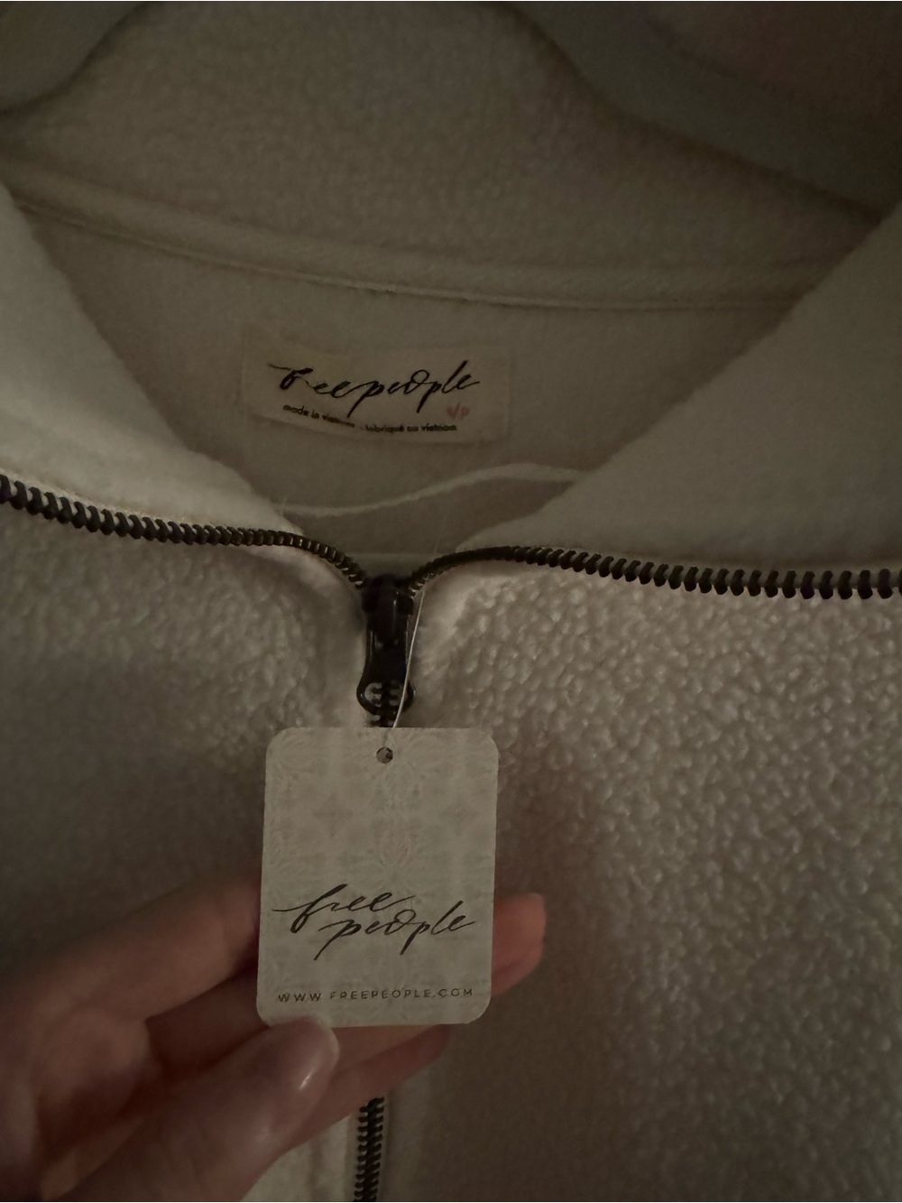 NWT Free People Coco Faux Shera Pullover - Picture 9 of 16